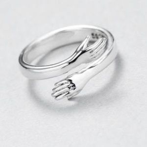 NWOT Fashion Copper Hug Ring Adjustable Opening Couple Ring Accessories Size 8